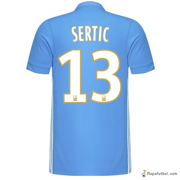 Camiseta Marsella Replica Segunda Ropa Sertic 2017/18